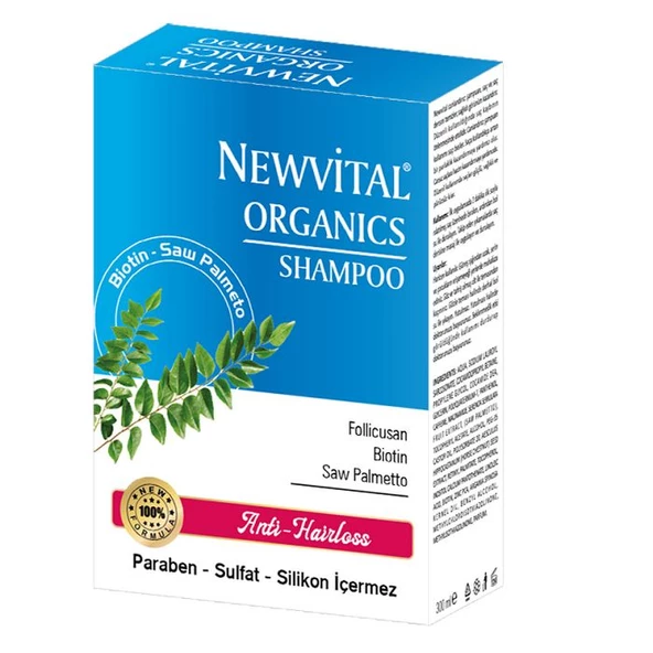 Newvital Organics Anti Hairloss Şampuan 300ml