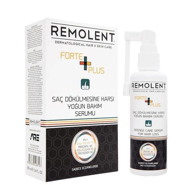 Remolent Forte Plus Saç Dökülmesine Karşı Yoğun Bakım Serumu 100 ML