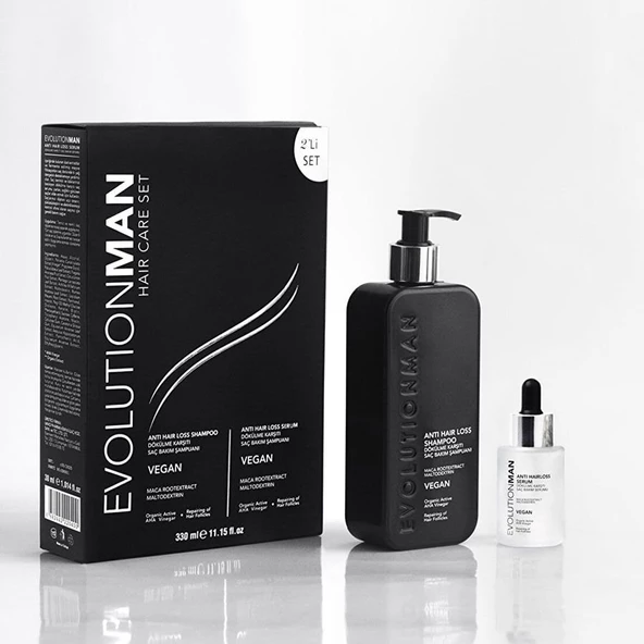 Evolutionman Dökülme Karşıtı Saç Bakım Seti - Serum Ve Şampuan 2'li Set