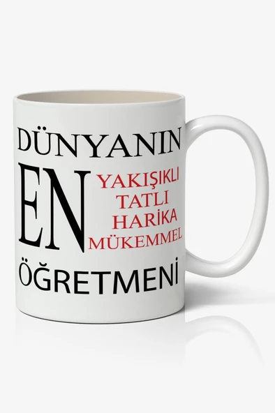 Öğretmenler Günü Baskılı Kupa Bardak Baskılı Kahve Kupa Bardak