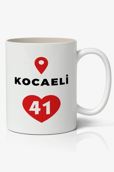 Kocaeli Baskılı Kupa Bardak Baskılı Kahve Kupa Bardak
