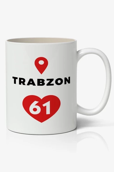 Trabzon Baskılı Kupa Bardak Baskılı Kahve Kupa Bardak