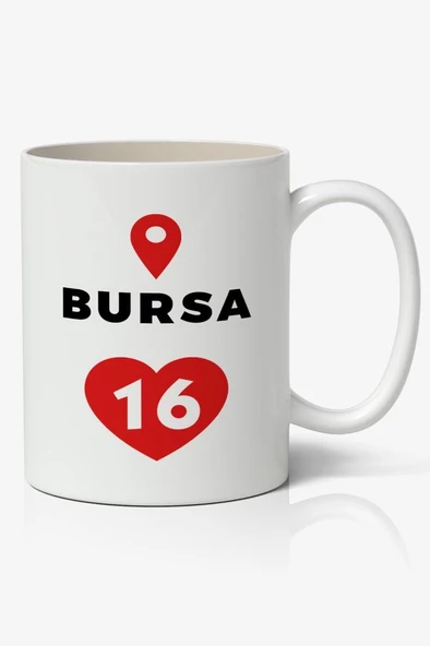 Bursa Baskılı Kupa Bardak Baskılı Kahve Kupa Bardak