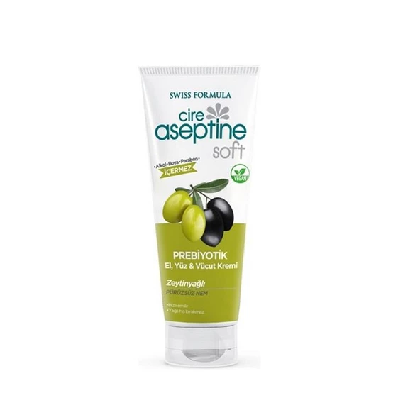 Cire Aseptine Soft Prebiyotik El Yüz Vücut Kremi 75ml