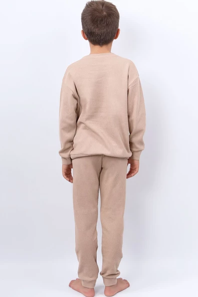 ERKEK ÇOCUK EŞOFMAN TAKIMI CEPLİ C12 - Resim 3