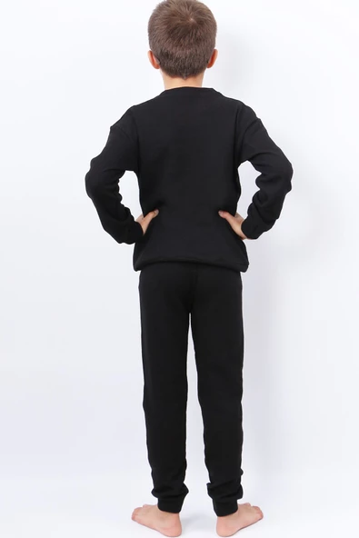 ERKEK ÇOCUK EŞOFMAN TAKIMI CEPLİ C12 - Resim 6