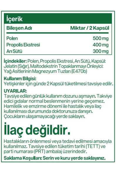 Bee Complex (propolis, Arı Sütü, Polen) 120 Kapsül - 2