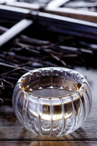 Çift Cidarlı Desenli Cam Çerezlik, Reçellik, Sosluk, Sunumluk Kase 1 Adet - 2