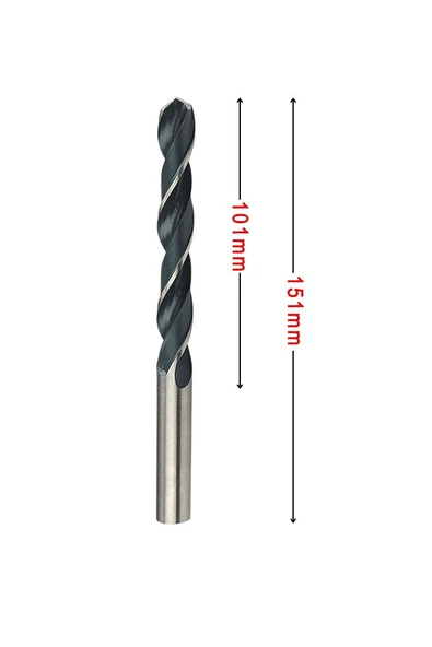 MTE 12mm HSS Silindirik Saplı Matkap Ucu - 2
