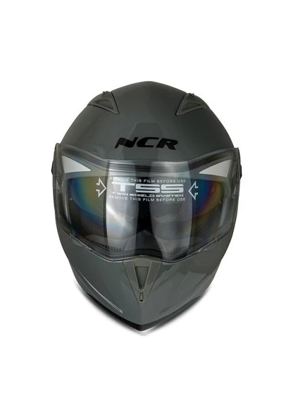 Ncr Çene Açılır Vizörlü Ece Belgeli Nardo Gri Kask - 3