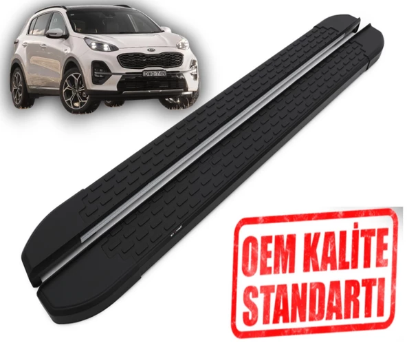 SPORTAGE 2016 2017 2018 2019 2020 2021 ARACA ÖZEL NEVADA SİYAH YAN BASAMAK ürün görseli 1