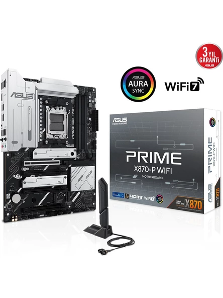 Asus Prime X870-P Wi-Fi AMD AM5 DDR5 ATX Anakart
