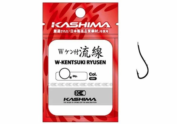 Kashima OP-00032 W-Kentsukı Ryusen Two Sliced Black Olta Iğnesi