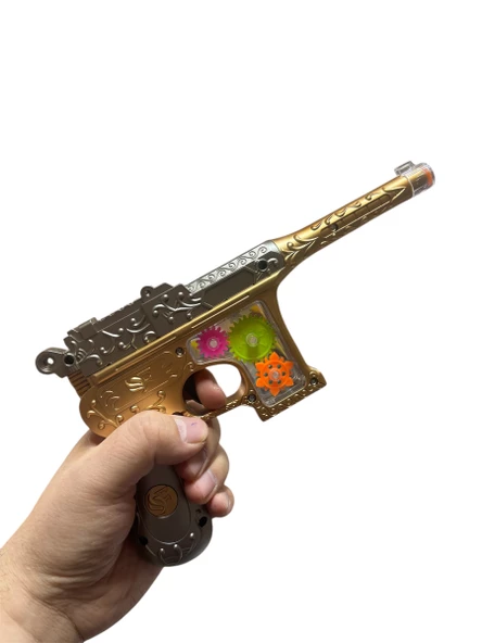 Duman pilli ışıklı tabanca 25cm - 2