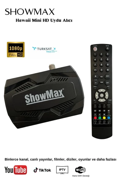 Showmax Hawaii HD Uydu Alıcısı