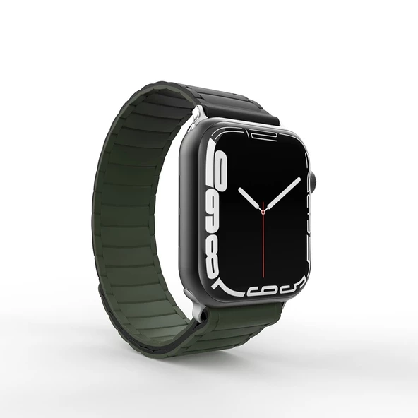 Apple Watch Ultra 49mm Uyumlu KRD-122 Silikon Kordon Strap Kayış