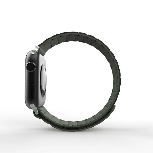 Apple Watch 44mm Uyumlu KRD-122 Silikon Kordon Strap Kayış - 4