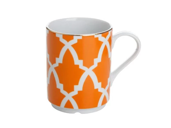 Porland Morocco Desen Turuncu Kupa 340cc 2 Lİ 04AP018895 - 2