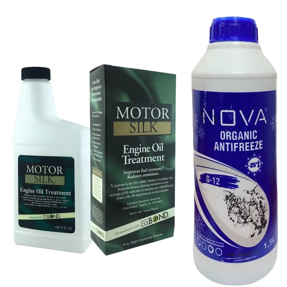 Motor Silk Bor Katkı 250 ml + Y.Antifriz 1,5L - Motor Koruyucu, Onarıcı Metal Katkısı