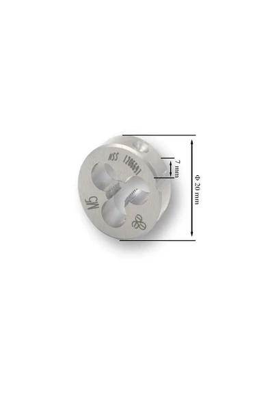 MTE M5x0,8 Pafta Normal Vidalı HSS - Resim 2