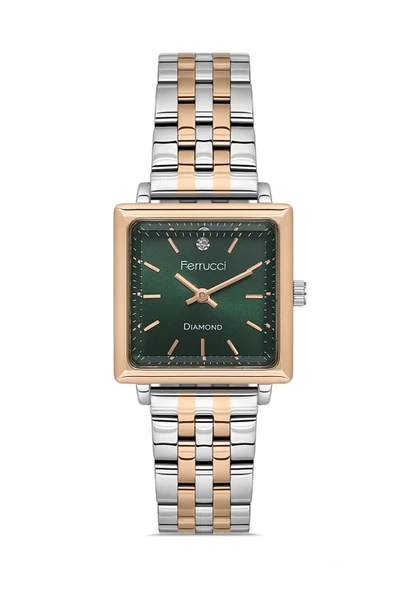 Ferrucci Diamond Kadın Kol Saati Özel Seri Çelik Kordon Kararma Renk Atma Yapmaz BİLEKTE.F.13 ürün görseli