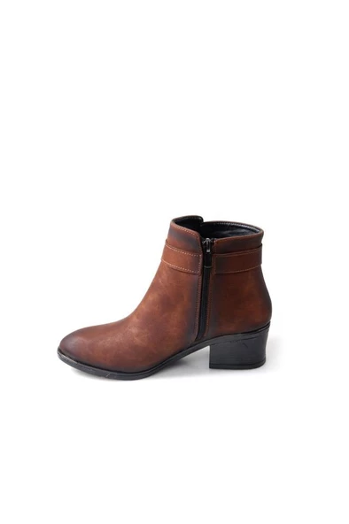 Papuçcity Blnr 03034 Kadın 4,5 Cm Topuklu Bot - 10