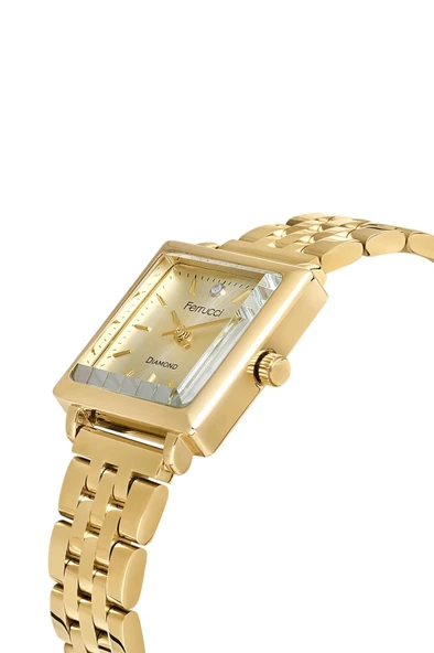 Ferrucci Diamond Kadın Kol Saati Özel Seri Çelik Kordon Kararma Renk Atma Yapmaz BİLEKTE.F.10 - Resim 2