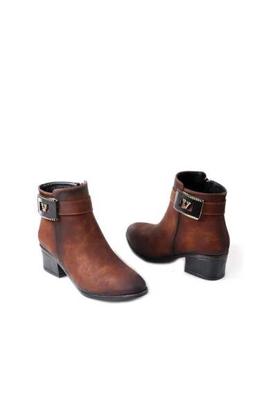 Papuçcity Blnr 03034 Kadın 4,5 Cm Topuklu Bot - 11