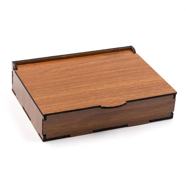 Sevdiklerinize Özel Ahşap Hediye Kutusunda 5 Adet Toblerone ( Seni Seviyorum Yazılı ) - Resim 5