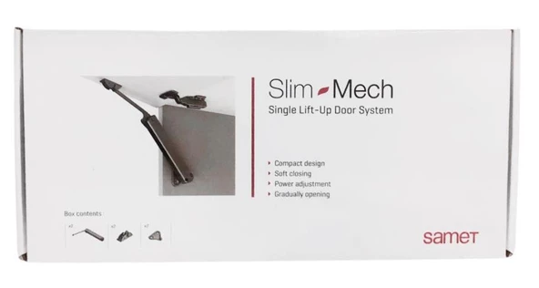 Samet Slim Mech D Tekli Kalkar Kapak Sistemi 2li - 1