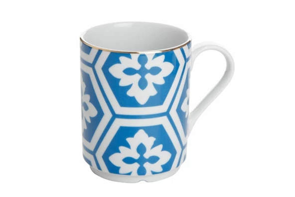 Porland Morocco Desen Mavi Kupa 340cc 2 Lİ 04AP018893 - 2