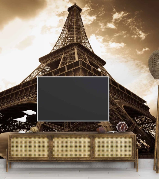 Fransa Paris Eyfel Kulesi Duvar Kağıdı - Resim 3
