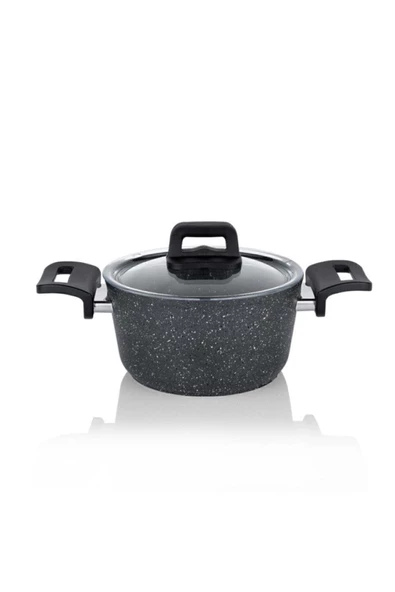 Schafer Savor Yanmaz Yapışmaz 7 Parça Siyah Tencere Seti - Resim 3