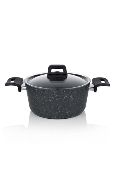 Schafer Savor Yanmaz Yapışmaz 7 Parça Siyah Tencere Seti - Resim 5