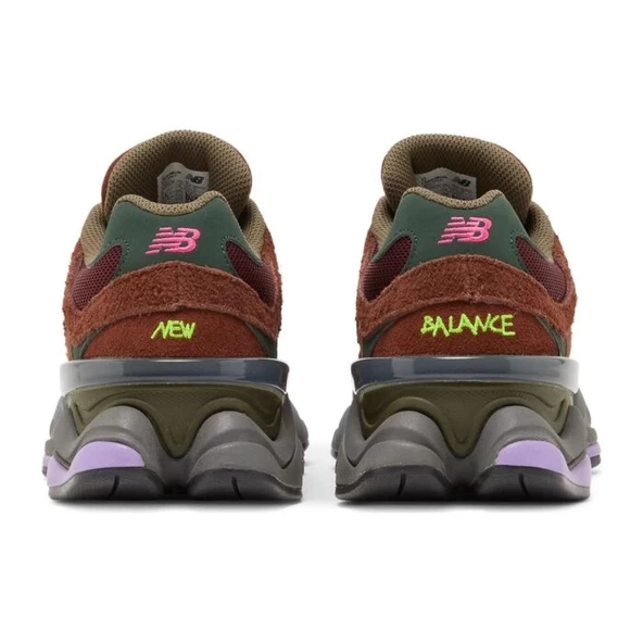 New Balance 9060 Burgundy Pink - Resim 4