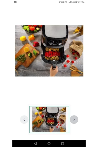 ONVO OVFRY08-MNL Yağsız Fritöz Airfryer - 4