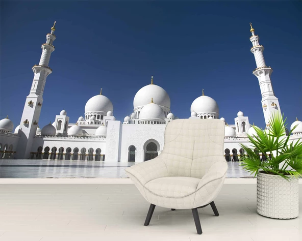Şeyh Zayid Abu Dhabi Camisi Duvar Kağıdı - Resim 5