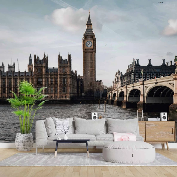 İngiltere Westminster Köprüsü Duvar Kağıdı ürün görseli