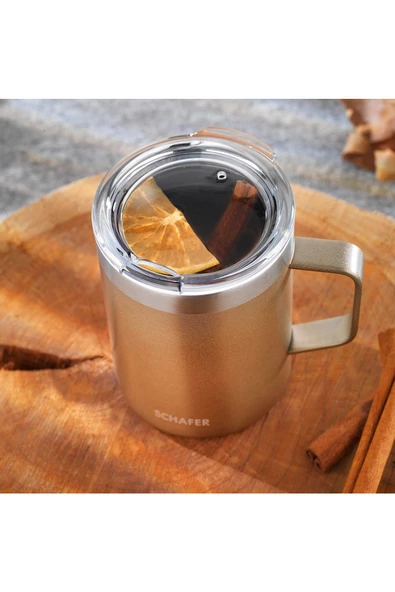 Schafer Iron Man Kupa Termos 350 Ml-Rosegold - 2