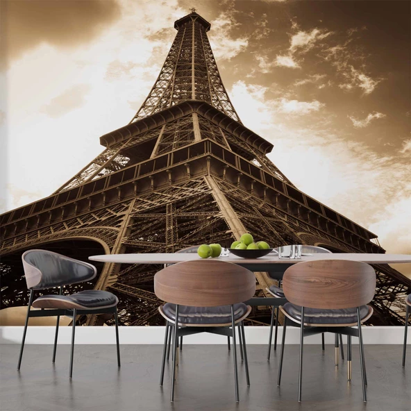 Fransa Paris Eyfel Kulesi Duvar Kağıdı - Resim 5