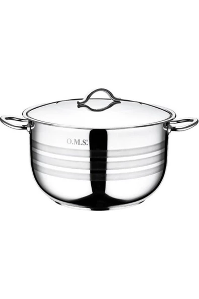 OMS PASLANMAZ Derin Tencere 30x20 cm 200530sade - Resim 2