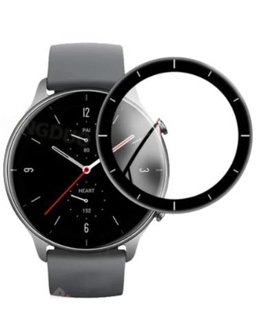 Amazfit GTR 2E Akıllı Saat Uyumlu 5d Tam Kaplama Nano Ekran Koruyucu
