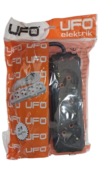 UFO 2M GRUP PRİZ SİYAH ürün görseli 1