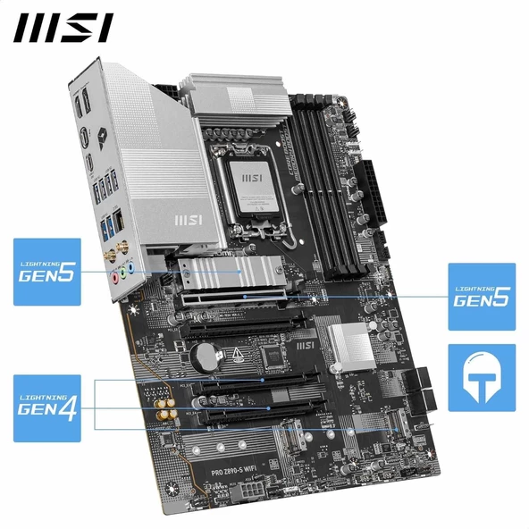 MSI PRO Z890-S WIFI DDR5 8600(OC) DVI HDMI ATX
