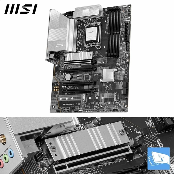 MSI PRO Z890-S WIFI DDR5 8600(OC) DVI HDMI ATX - 6