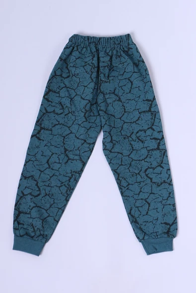 ERKEK ÇOCUK EŞOFMAN ALTI CEP DETAYLI DESENLİ D11 - 6