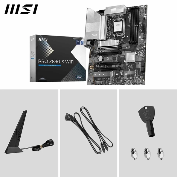 MSI PRO Z890-S WIFI DDR5 8600(OC) DVI HDMI ATX - 2