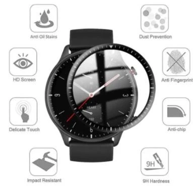 Amazfit GTR 2E Akıllı Saat Uyumlu 5d Tam Kaplama Nano Ekran Koruyucu - 2