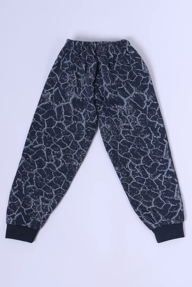 ERKEK ÇOCUK EŞOFMAN ALTI CEP DETAYLI DESENLİ D11 - 9