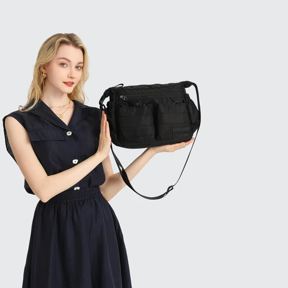 Smart Bags Yumuşak Kumaş Askılı Postacı Kadın Çantası 8725 - 8
